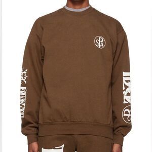Total Luxury Spa Brown Monogram Sweatshirt size M